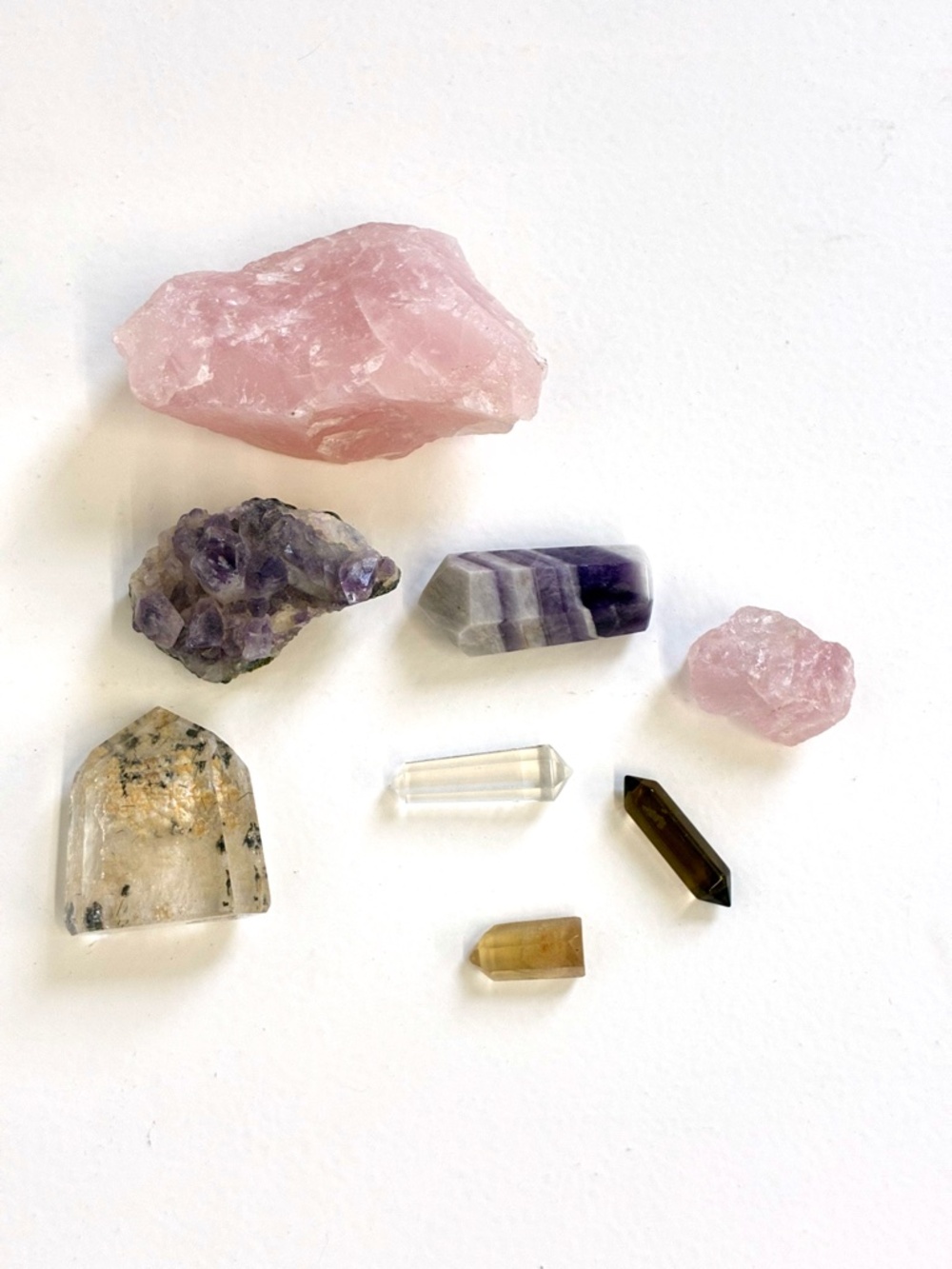 Natural Crystal Collector’s Set – Quartz, Amethyst & More - 8-Piece
